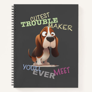Carnet Chien Cuttest Trouble Maker Cute Adorable Funny
