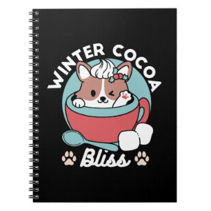 Carnet Chien dans la Mug Festive pour Vibes de vacances -