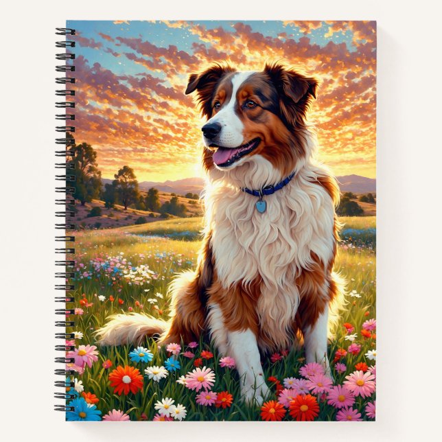 Carnet Chien de berger Border Collie (Devant)