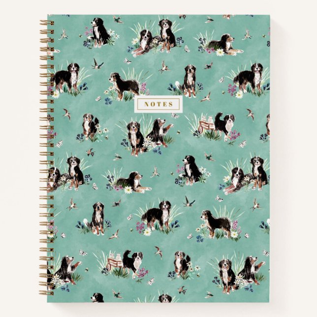 CARNET CHIEN DE MONTAGNE BERNOIS (Devant)