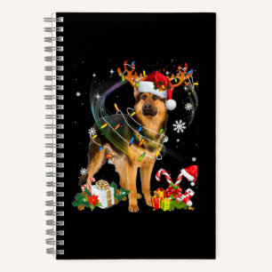 Carnet Chien de Noël berger