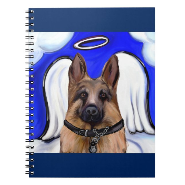 Carnet Chien de patrouille Berger allemand (Devant)