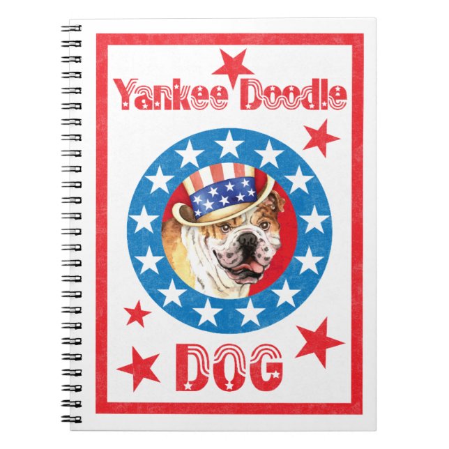 Carnet Chien de taule patriotique (Devant)