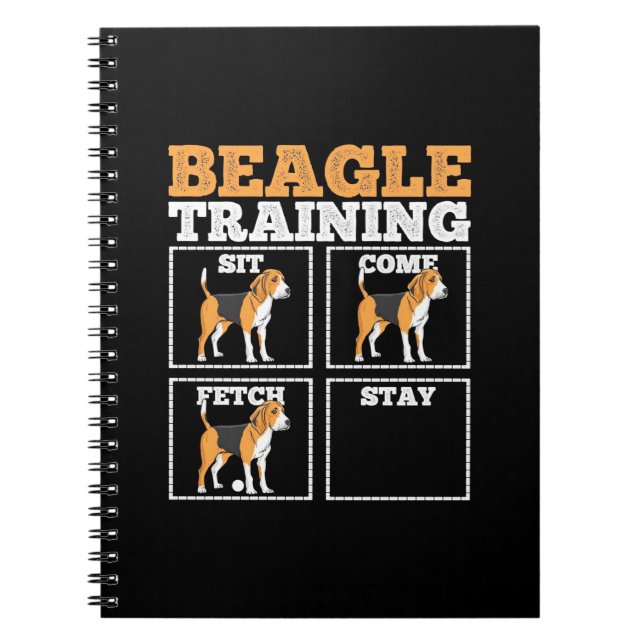 Carnet Chien d'entraînement beagle (Devant)