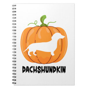 Carnet Chien d'Halloween Dachshund
