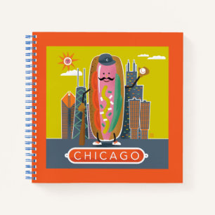 Carnet Chien d'hôte de style Chicago
