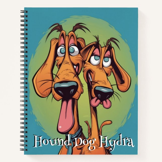 Carnet Chien Drôle Monstre: Houndog Hydra (Devant)