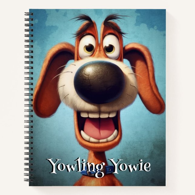 Carnet Chien Drôle Monstre : Yowie Hurleur (Devant)