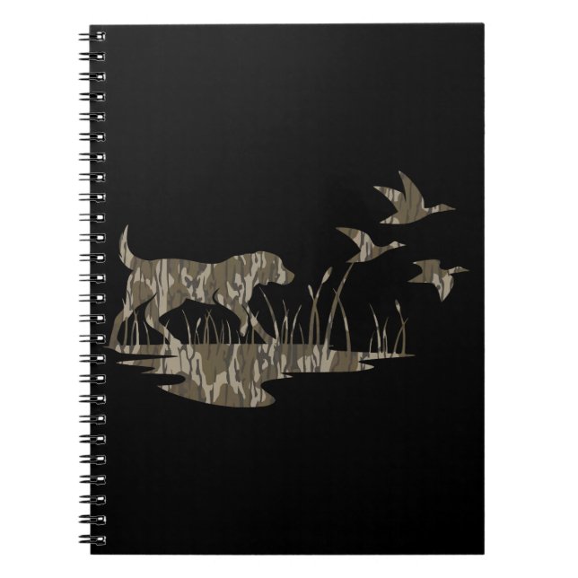 Carnet Chien et canards à peau Camo Bottomland (Devant)