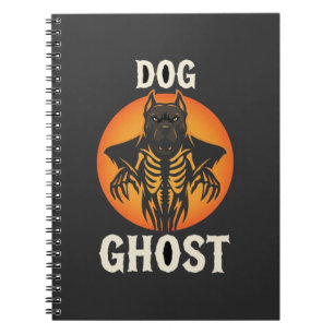 Carnet Chien Fantôme Halloween Horreur Vecteur