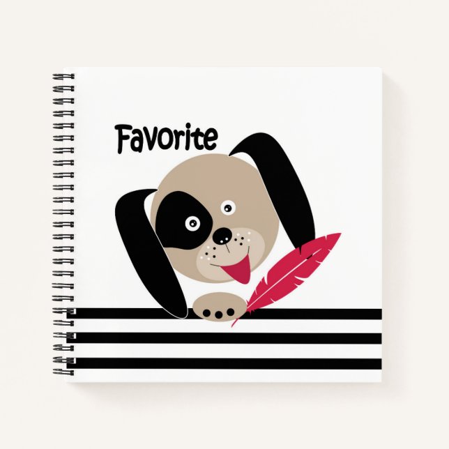 Carnet Chien favori (Devant)