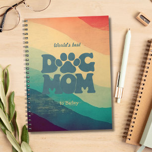 Carnet Chien Maman Retro Super Personnalisé