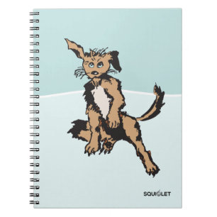 Carnet Chien Mignon Avec Des Yeux De Chiots Bleus