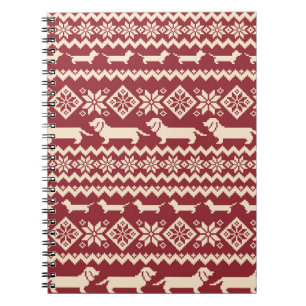 Carnet Chien nordique : Motif d'illustrations excentrique