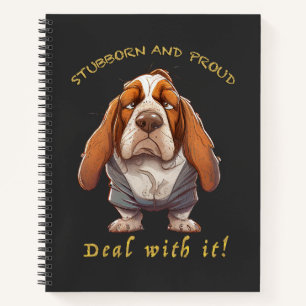 Carnet Chien Têtu Devoir Avec Elle Mignonne Adorable Drôl