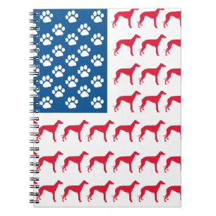 Carnet Chien vert patriotique