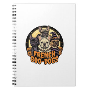Carnet Chiens de bouh français Halloween Bouledogue franç