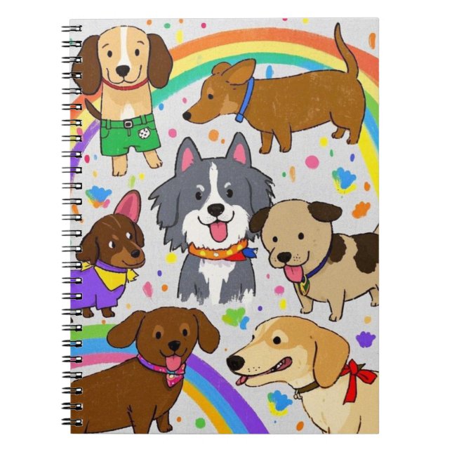 Carnet Chiens de jeu Chiens Chiens Chiens Chiens Chiens (Devant)