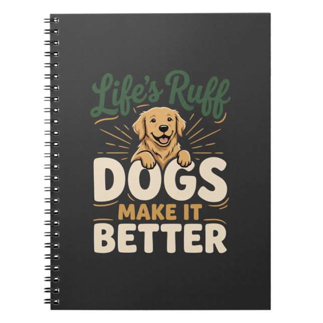 Carnet Chiens drôles rendent mieux (Devant)