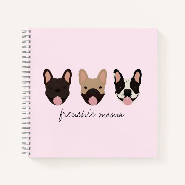Carnet Chiens français de Frenchie Mama (Devant)