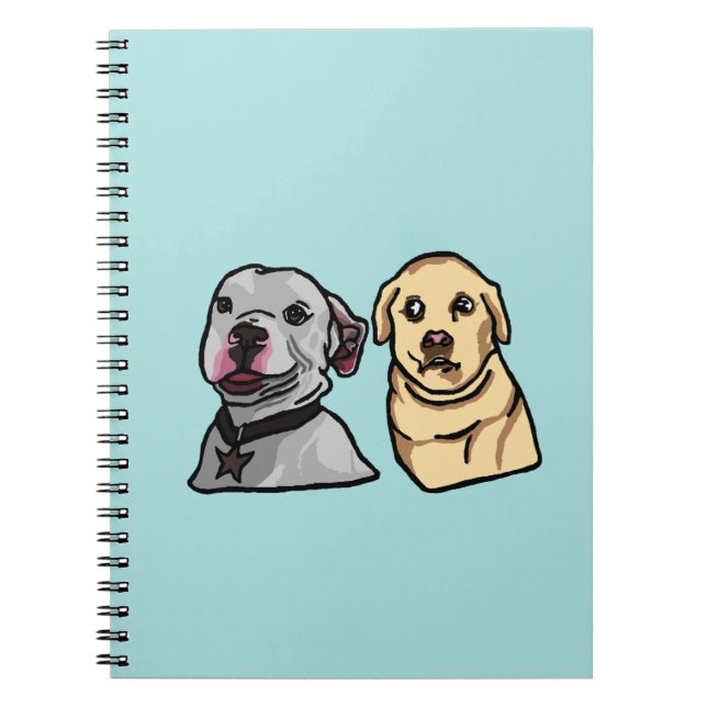 Carnet Chiens Mignons Mèmes (Devant)