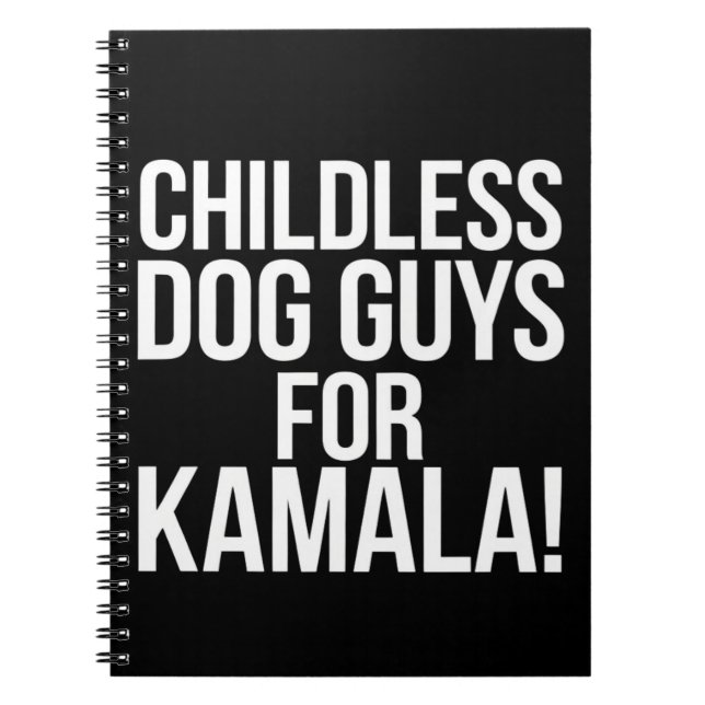 Carnet Chiens sans enfants pour Kamala 2024 Vote Harris (Devant)