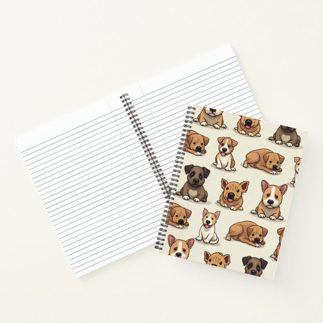 Carnet chiens se reposant (Intérieur)