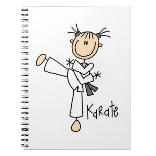 Carnet Chiffre T-shirts et cadeaux de bâton de karaté de