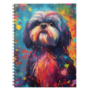 Carnet Chih Tzu coloré
