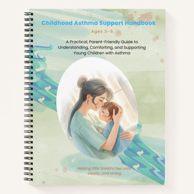 Carnet Childhood Asthma Support Handbook Companion Notebo (Devant)