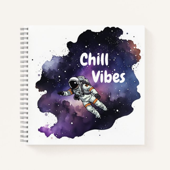 Carnet Chill Vibes Spiral Notebook (Devant)