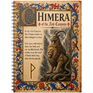 Carnet Chimère, Art du Bestiaire Médiéval