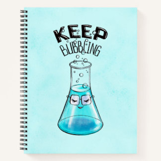 Carnet Chimie mignonne Drôle Nerdy Lab Caractère