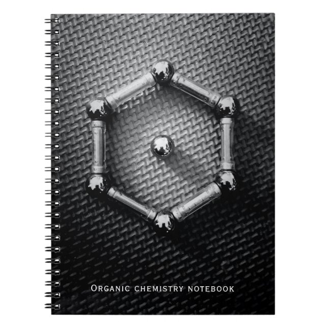 Carnet Chimie organique Professeur Benzene Molecule (Devant)