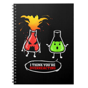 Carnet Chimiste Chimie Laboratoire Vous Réagissez De Mani