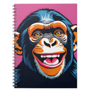 Carnet Chimpanzé fou mignon