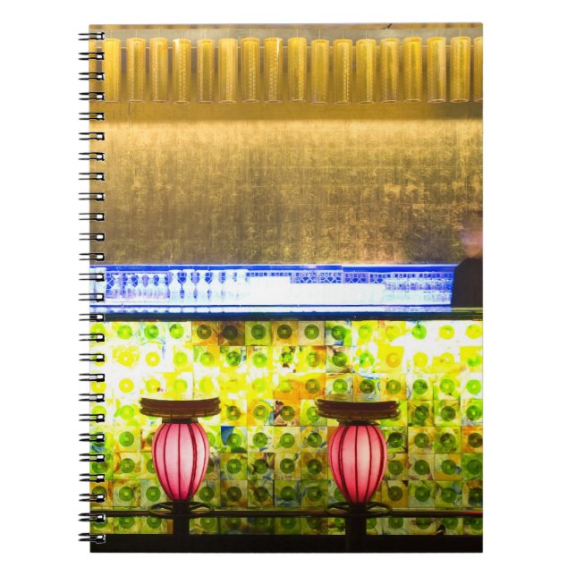 Carnet Chine, Shanghai. Bar dans le quartier de bars Xin  (Devant)