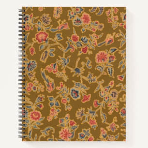 Carnet Chintz Fleur Classique Joli Design Floral Doux
