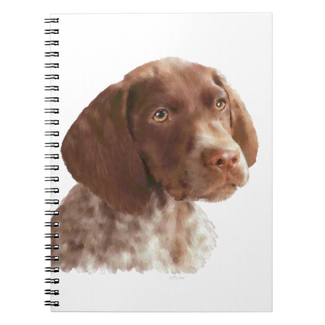 Carnet Chiot à aire courte allemand (Devant)