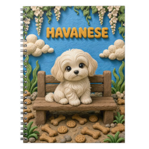 Carnet Chiot Havanais Mignon, Bébé Chien