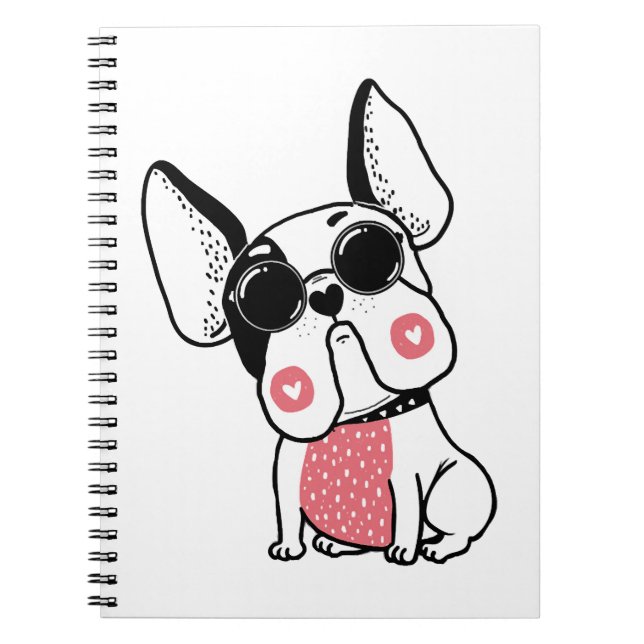 Carnet chiot mignon (Devant)