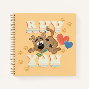 Carnet Chiot Scooby-Doo "Ruv You"