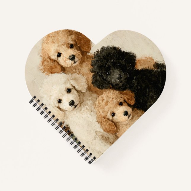 Carnet Chiots Caniches (Devant)