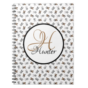 Carnet Chiots de football sportif Monogramme