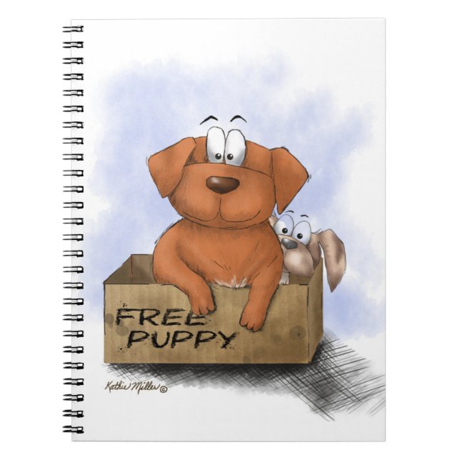 Carnet Chiots Gratuits Plus 1 Dessin Animé (Devant)