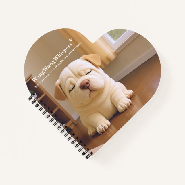 Carnet Chiots Shar Pei - Douce Sérénité par WangWang (Devant)