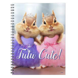 Carnet Chipmunk Ballerina Duo