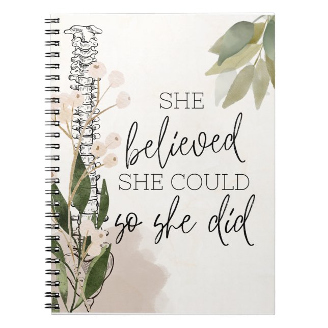 Carnet Chiropratique Diplôme, Chiropratique (Devant)