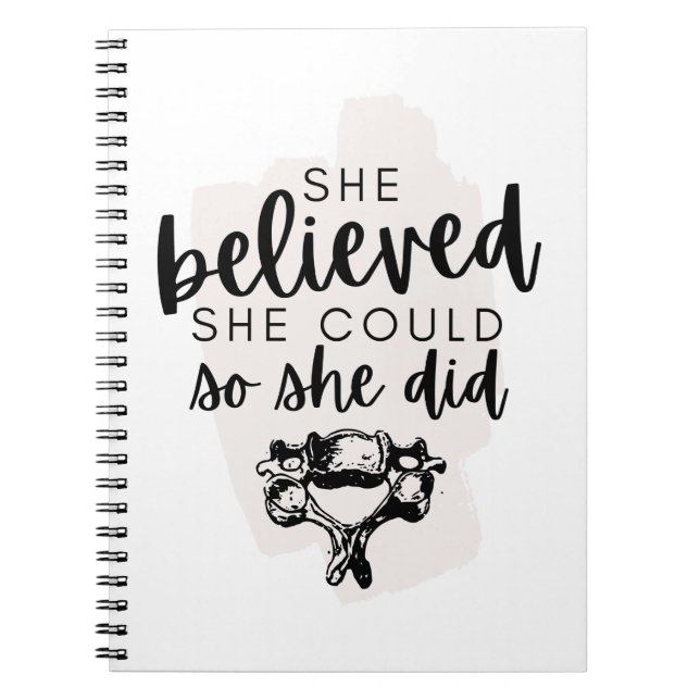 Carnet chiropratique, Étudiant chiropratique, Chir (Devant)