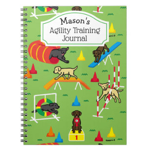 Carnet Choco d'entraînement sur l'agilité des chiens de